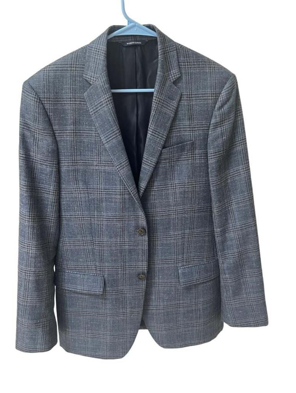 Ralph Lauren Wool Silk Linen Plaid Sport Coat Blazer, 38R - Picture 5 of 13